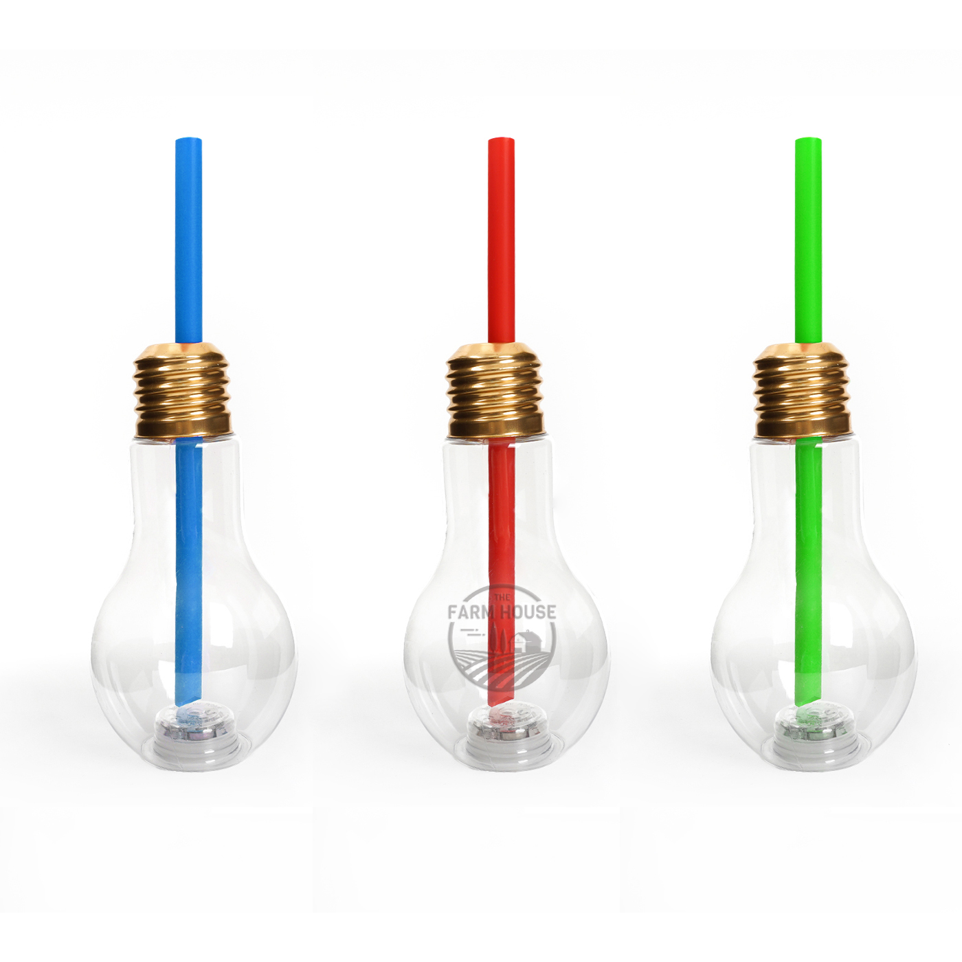 13.5 oz. Light Bulb Cup With Straw2