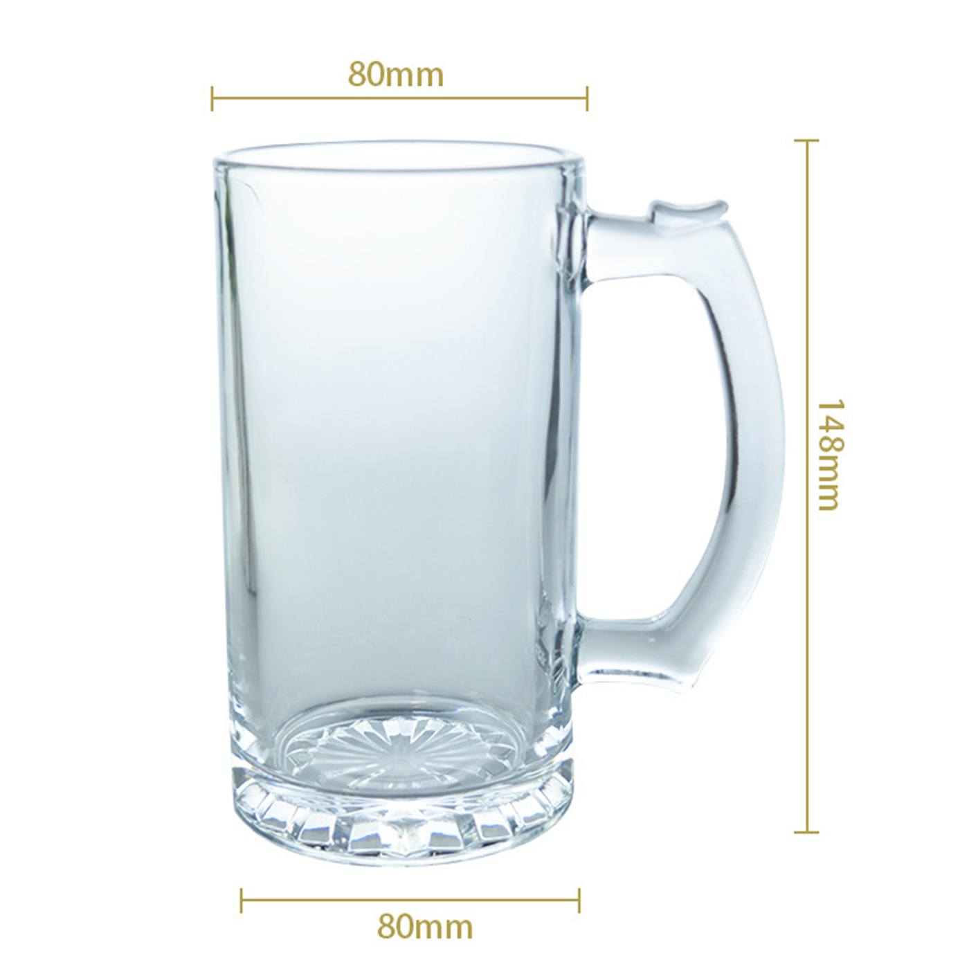 16 oz. Glass Beer Mug2