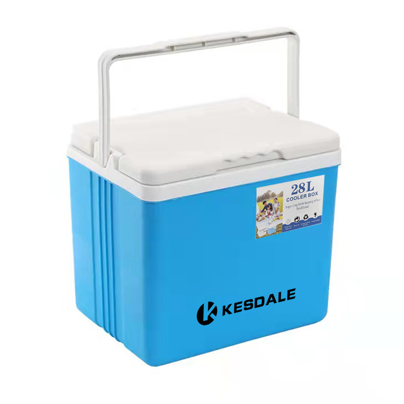 28L Plastic Insulated Ice Cooler Box