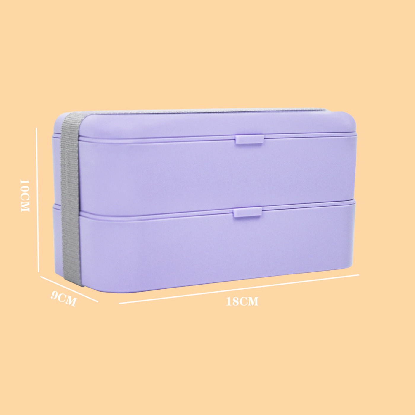 Double Layer PLA Lunch Box With Compartment2