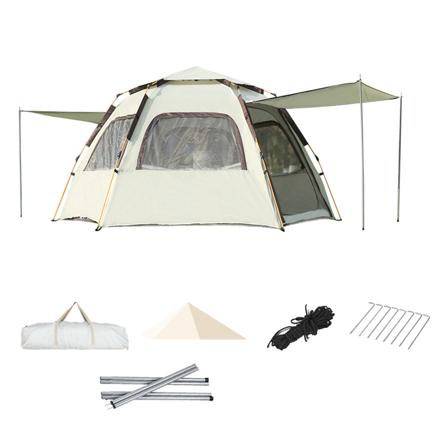 Hexagonal Camping Tent2