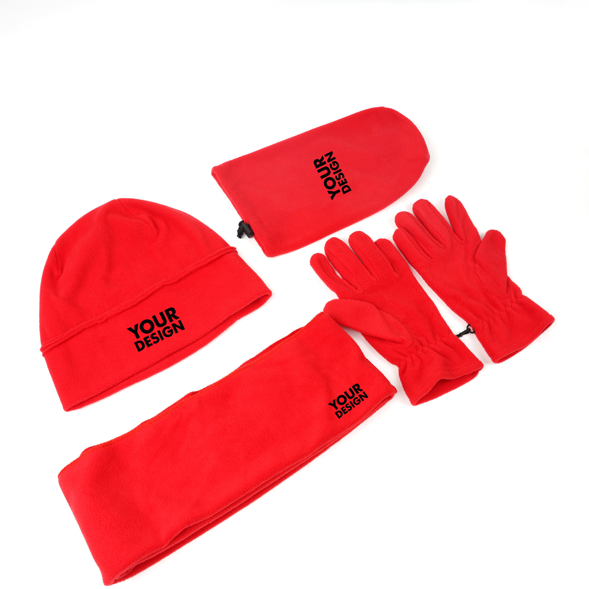 Beanie Gloves Neck Gaiter Set
