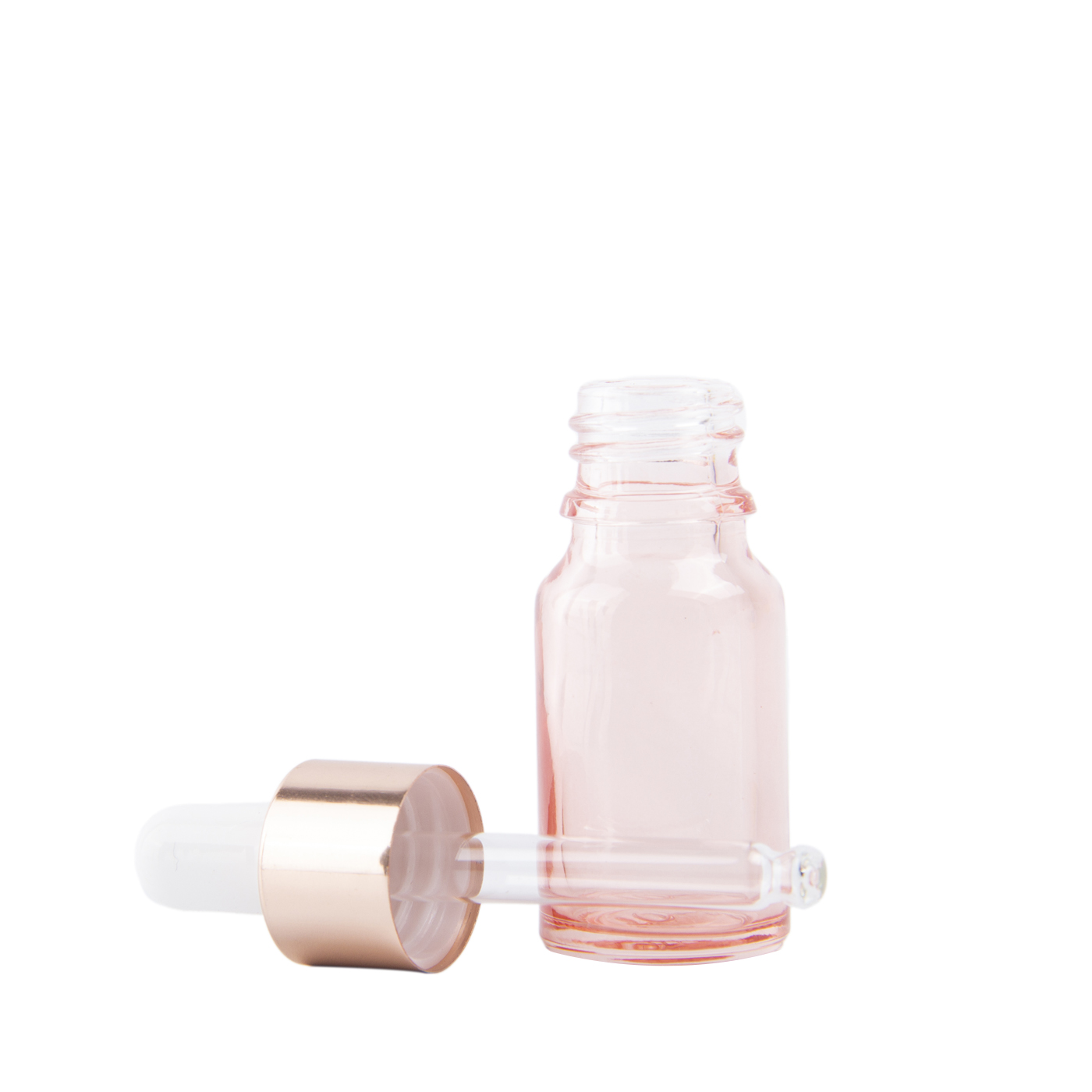 Custom Rose Gold Glass Dropper Bottle1