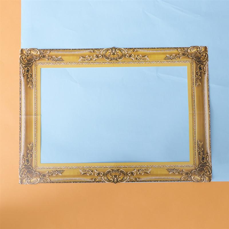 Paper Gold Photo Booth Frame Prop1