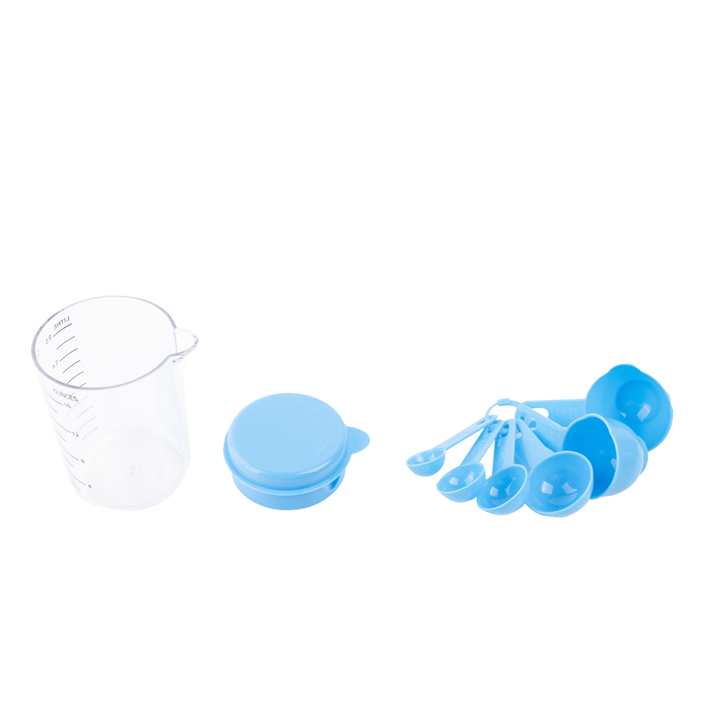 7 Pcs Plastic Measuring Cups And Spoons Set3