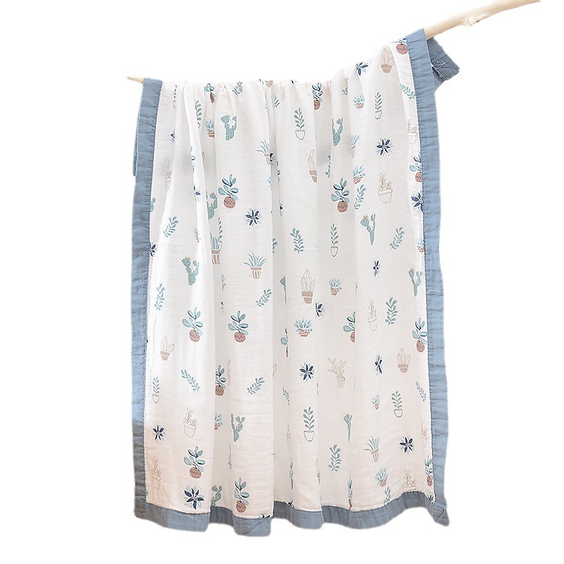 4 Layers Bamboo Cotton Baby Blanket