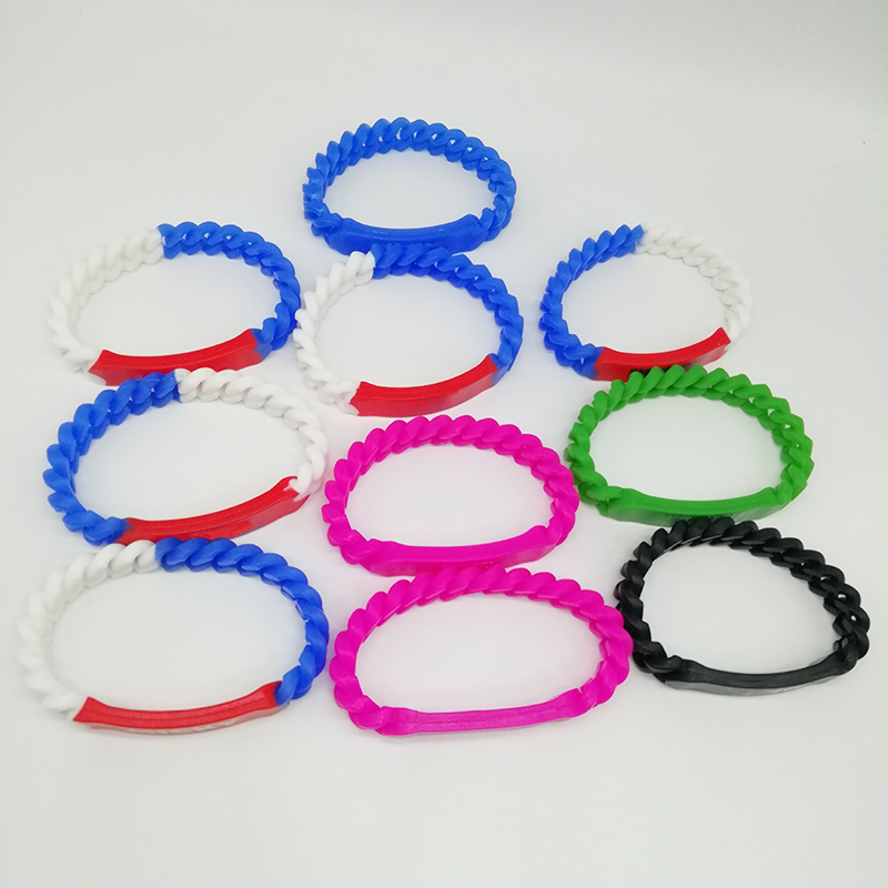 Custom Silicone Twist Bracelet2
