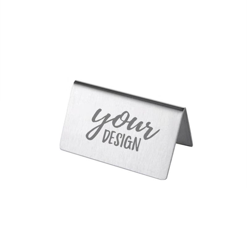 Stainless Steel Reserved Table Sign