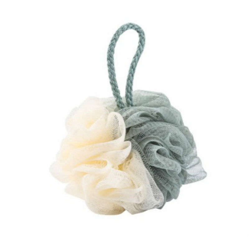 Double Color Bubble Bath Loofah1