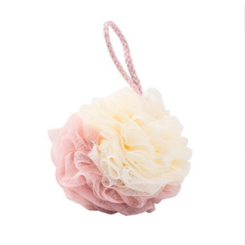Double Color Bubble Bath Loofah2