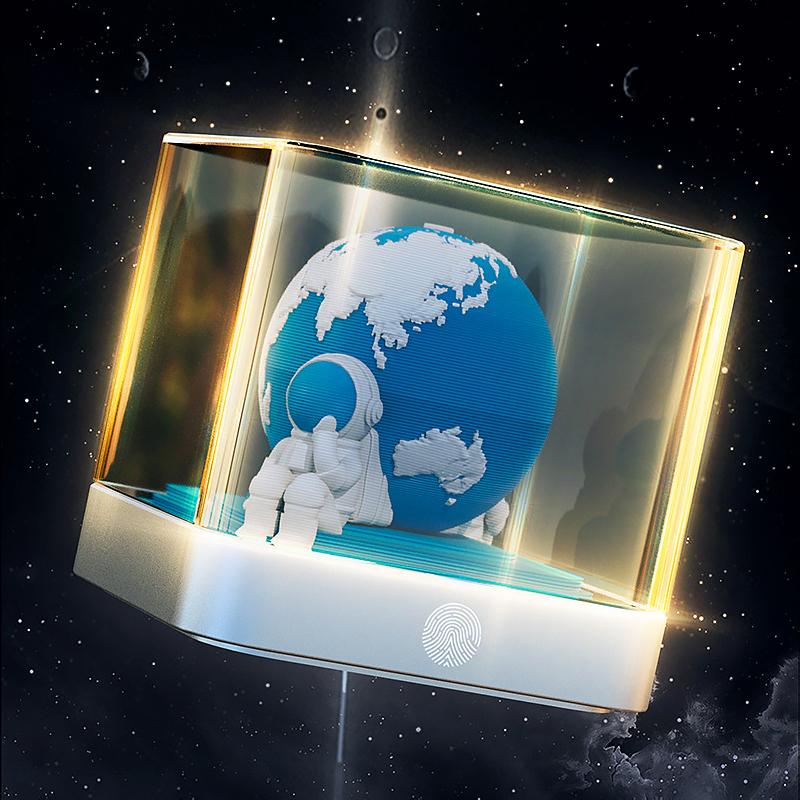 3D Paper Sculpture Calendar With Light3