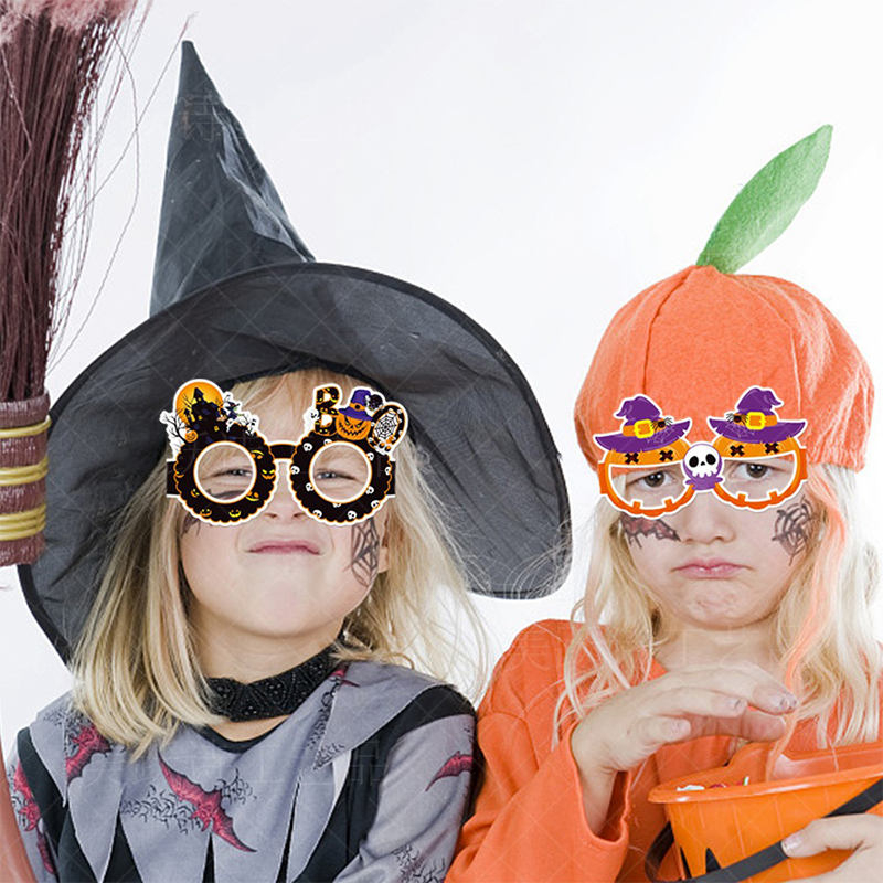 6 Pcs Halloween Decorative Paper Eyeglasses4