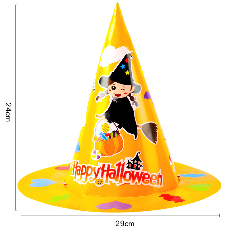 DIY Halloween Paper Witch Hat1