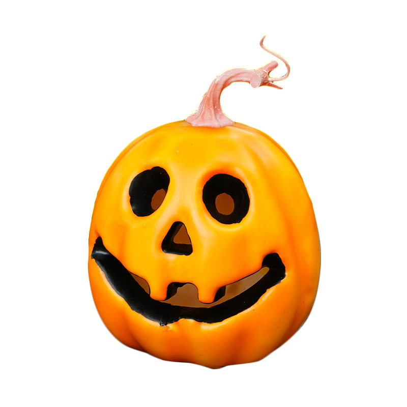 Halloween Artificial Ghost Face Pumpkin1
