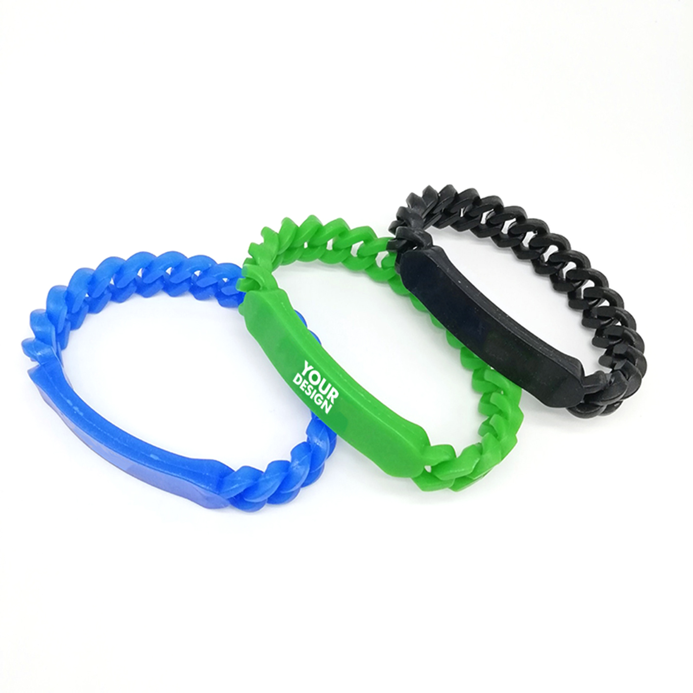 Custom Silicone Twist Bracelet1