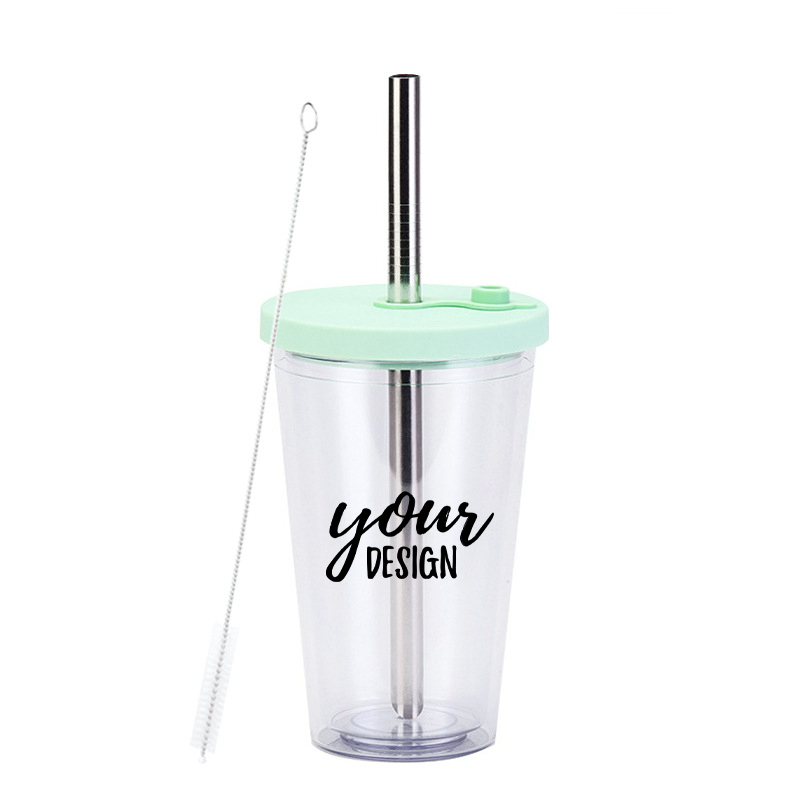 16 oz. Dubble Milk Tea Cup With Straw1
