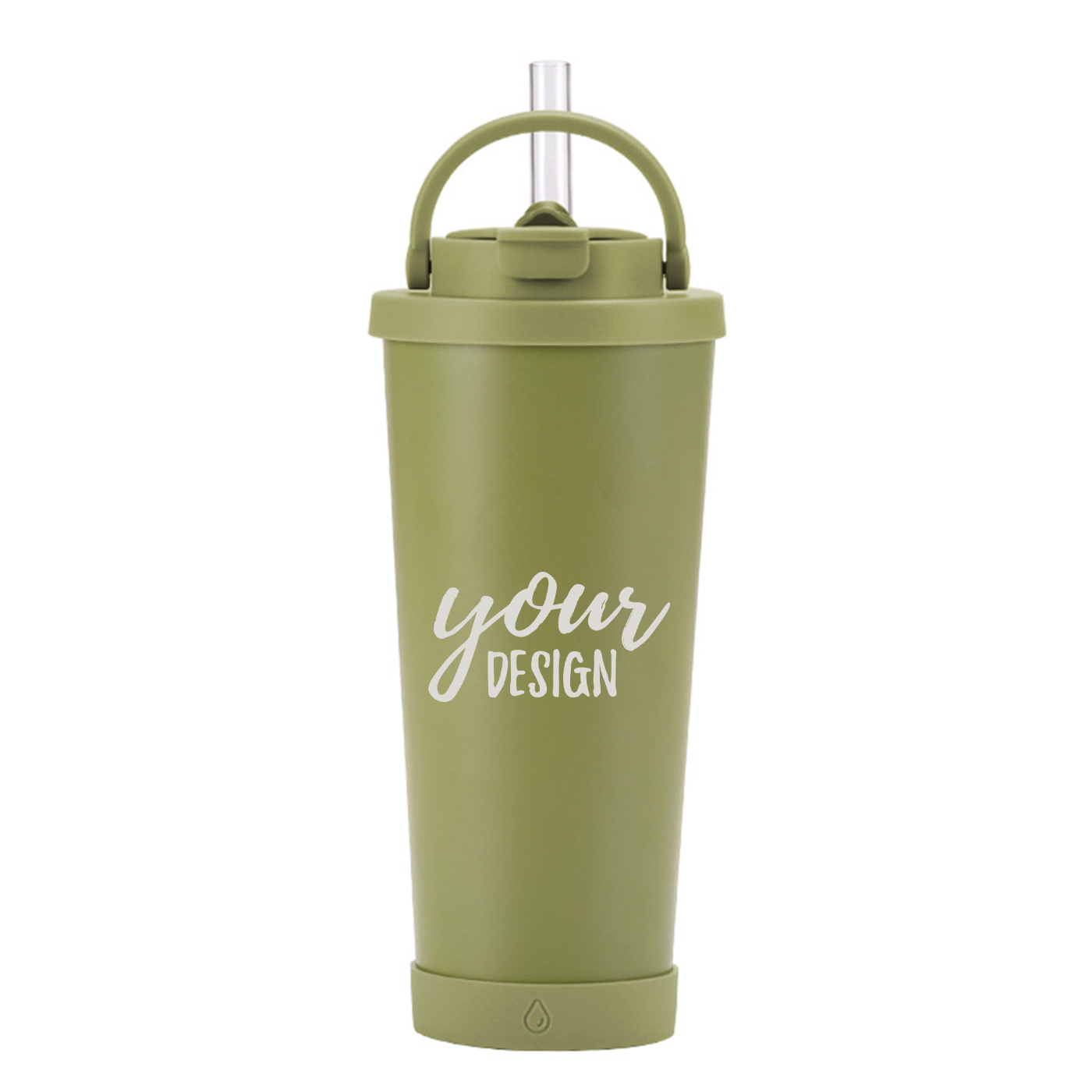 24 oz. Portable Insulated Tumbler With Handle1