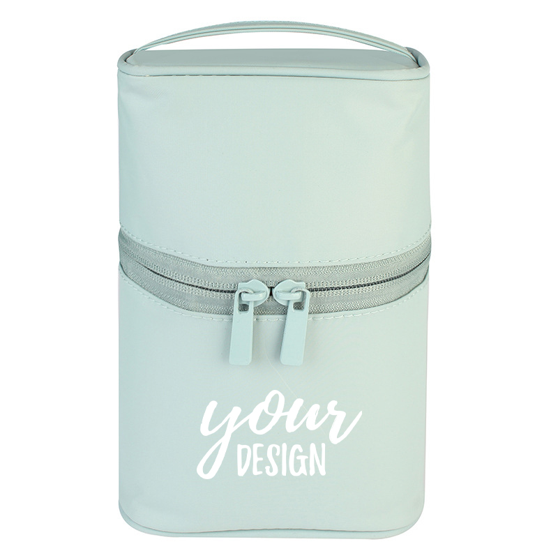 Portable Barrel Shape Cosmetic Bag1