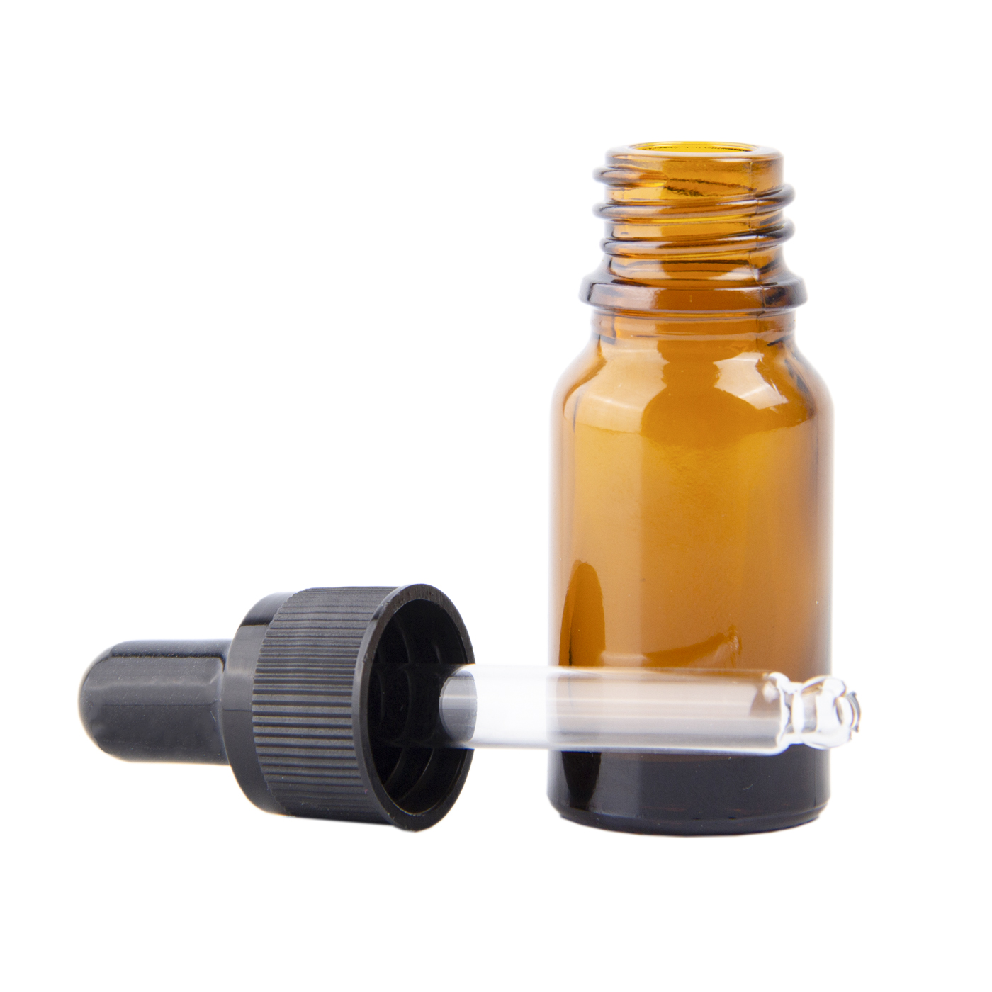 Custom Amber Glass Dropper Bottle