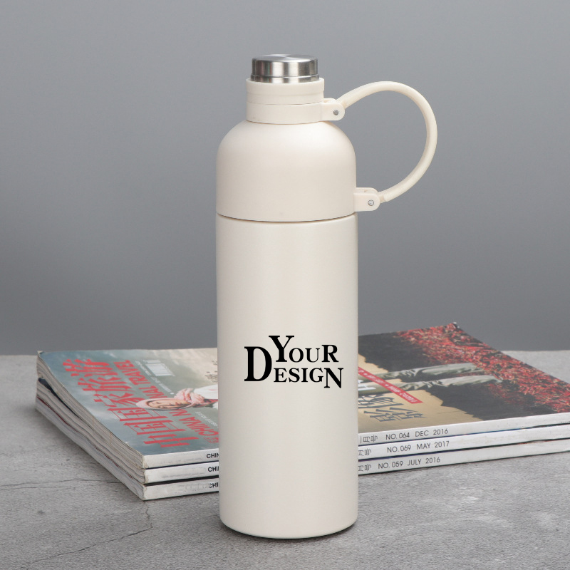 Stainless Steel Water Bottle With Straw Lid1