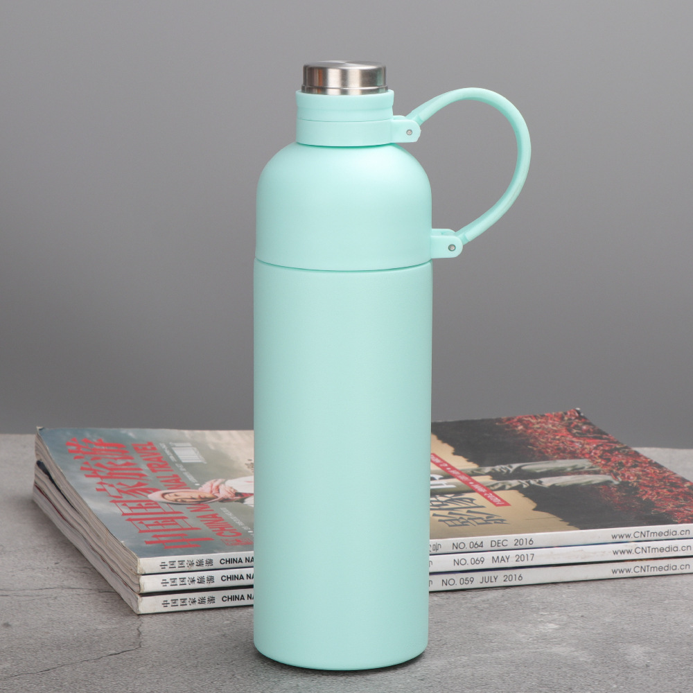 Stainless Steel Water Bottle With Straw Lid2