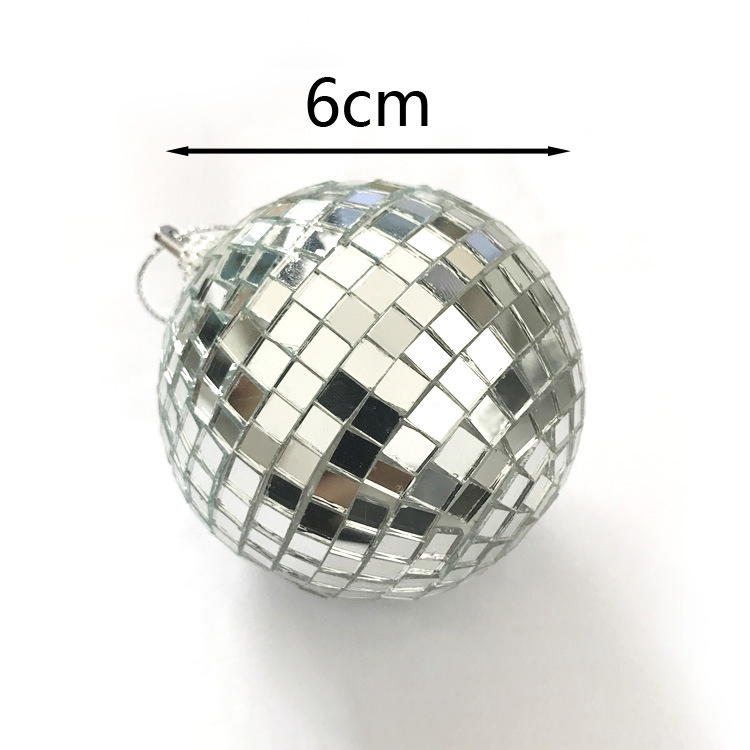 6cm  Disco Christmas Ornament Ball1