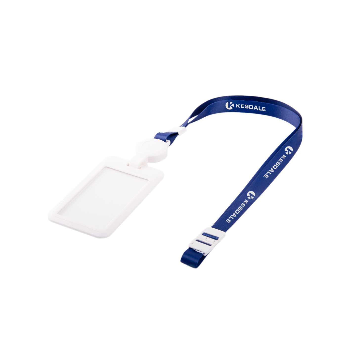 Hard Plastic Work Badge Holder With Lanyard2