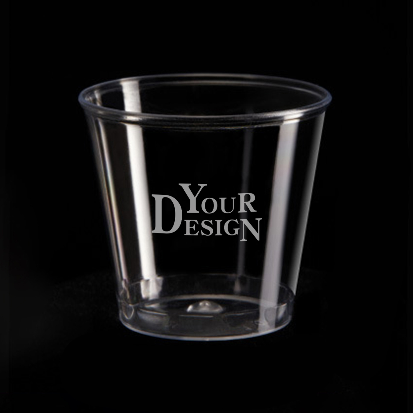 1 oz. Clear Disposable Plastic Cup1