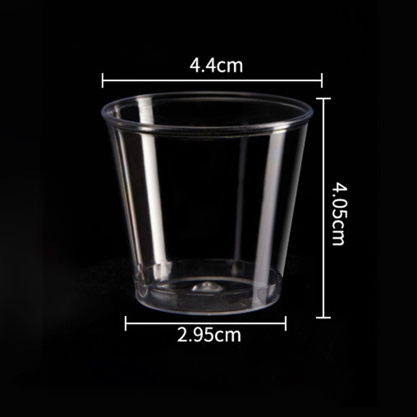 1 oz. Clear Disposable Plastic Cup2
