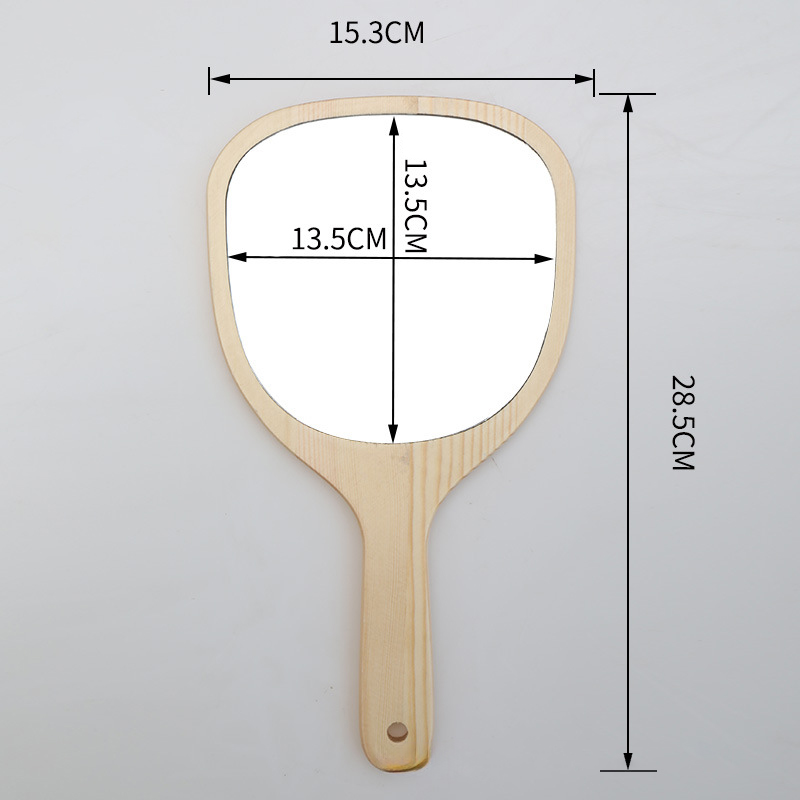 Wooden Handheld Mirror3