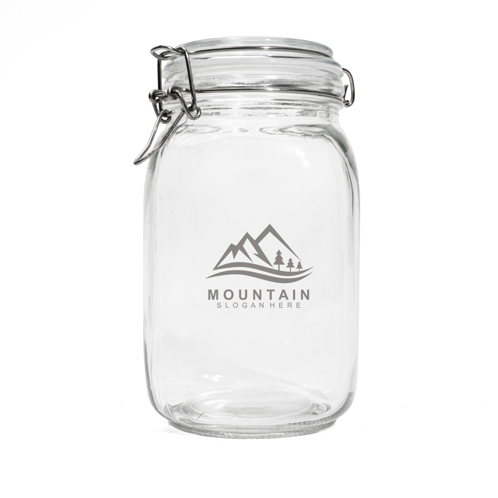 Square Glass Mason Jar2