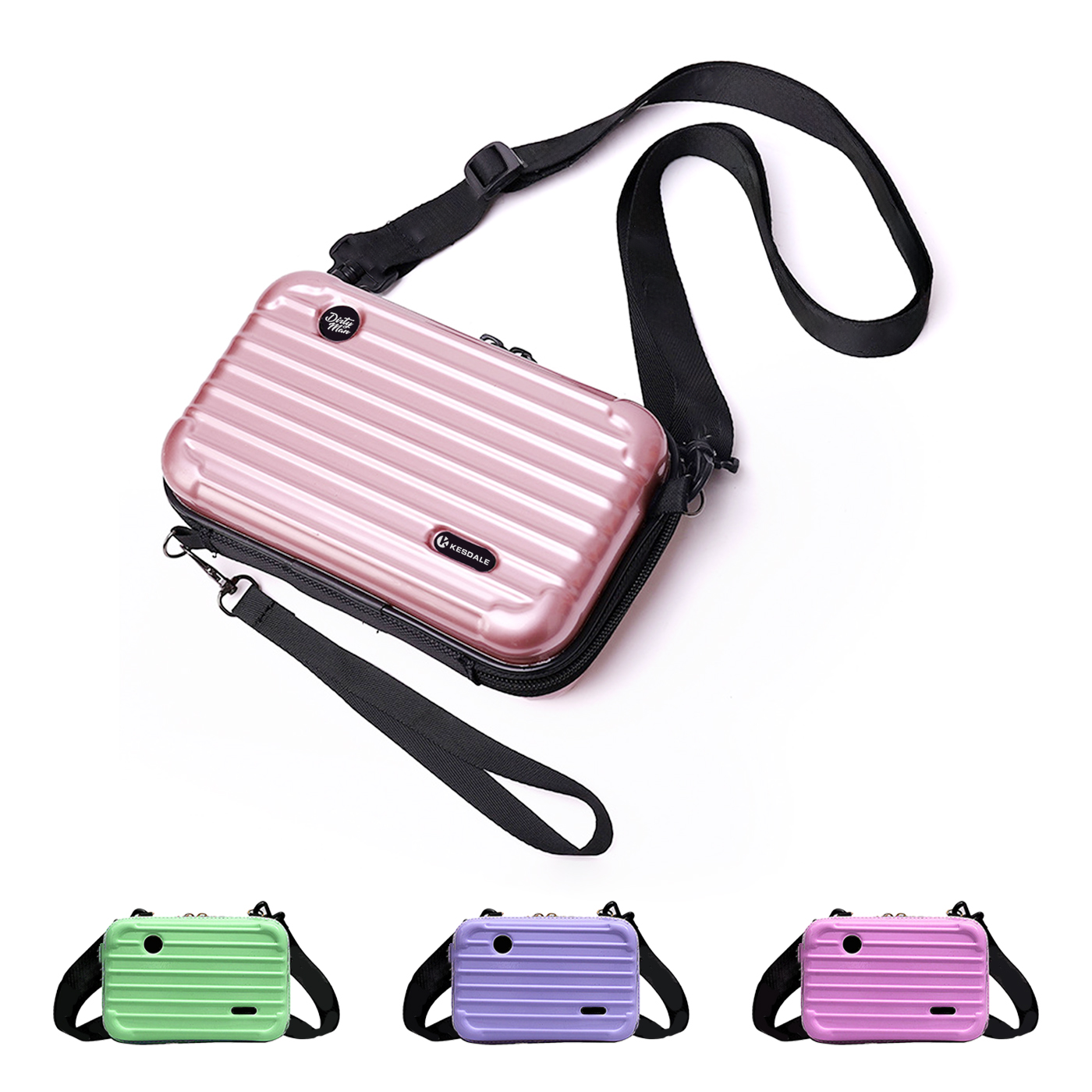 Mini Suicase Shaped Crossbody Bag