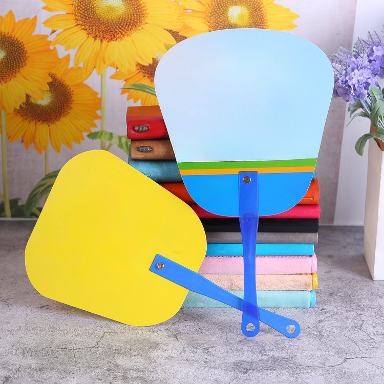 Custom Plastic Advertising Hand Fan2