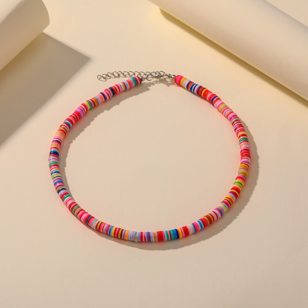 Soft Pottery Choker Necklace3