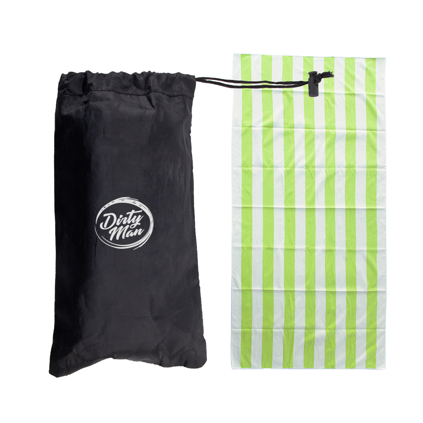 Double Sided Striped Microfiber Beach Towel