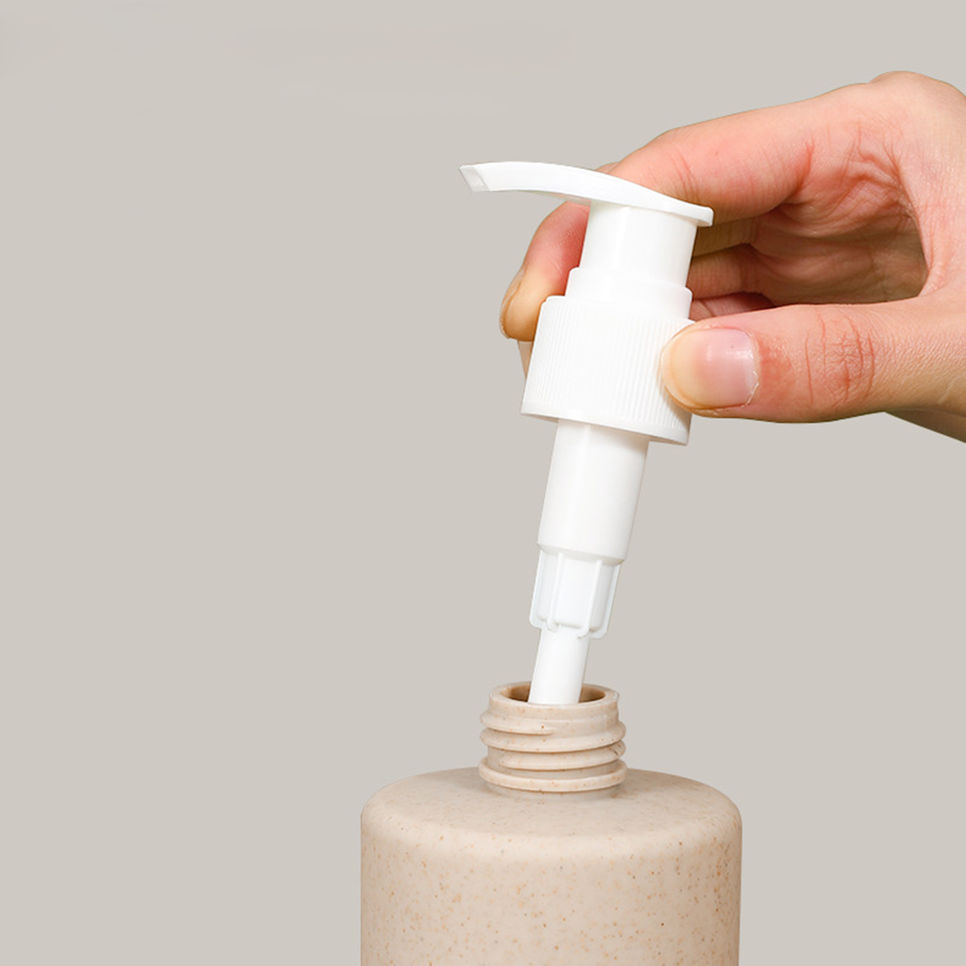 14 oz. Wheat Straw Cosmetic Pump Bottle2