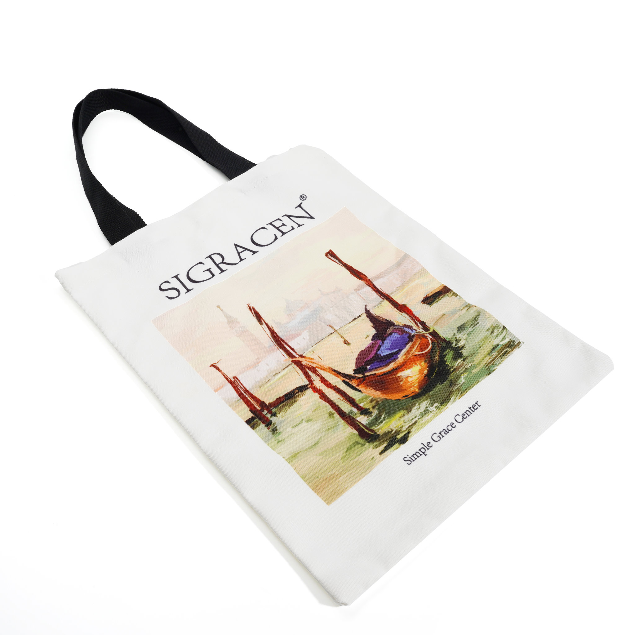 Customizable Sublimation Canvas Tote Bag
