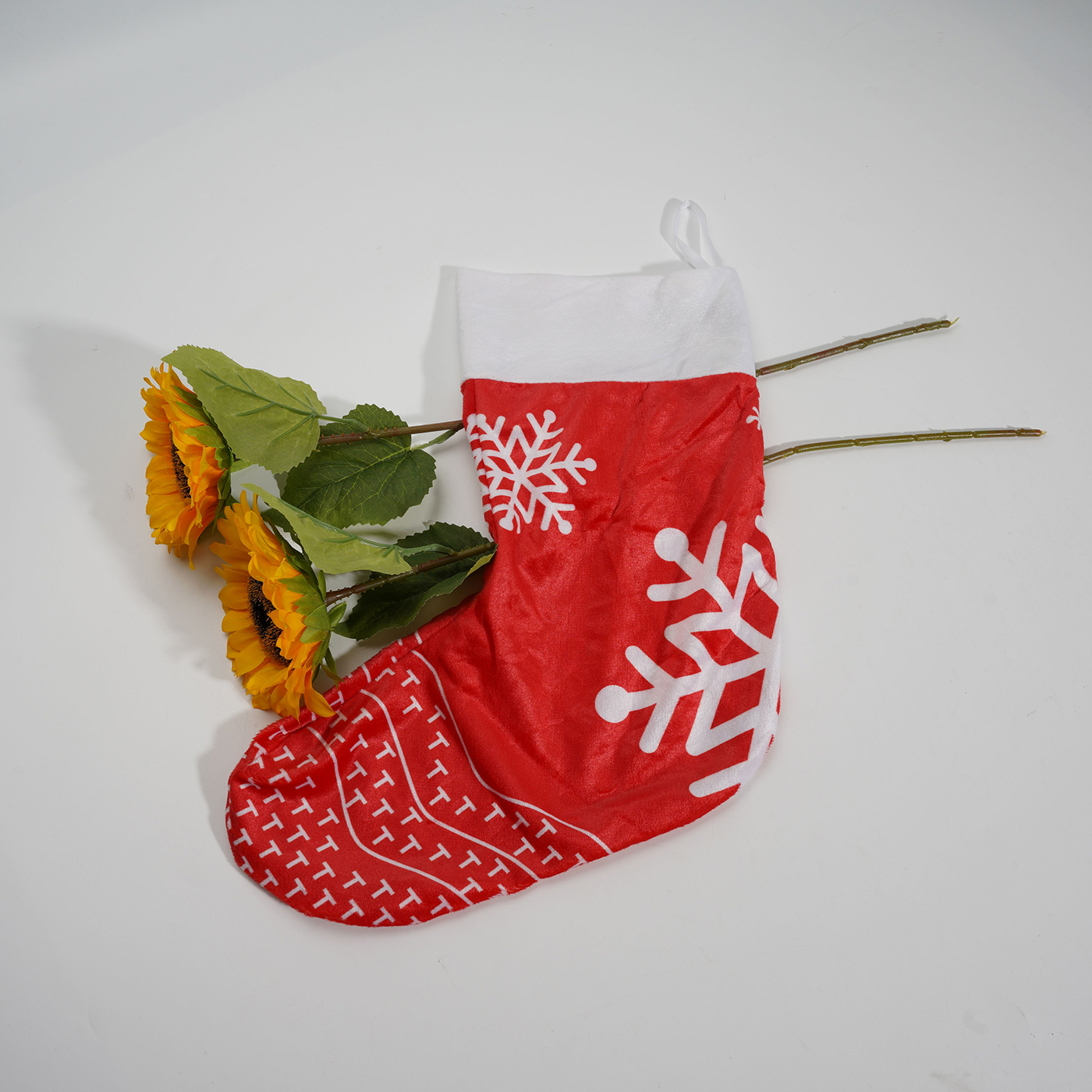 Polyester Decorative Christmas Stocking2