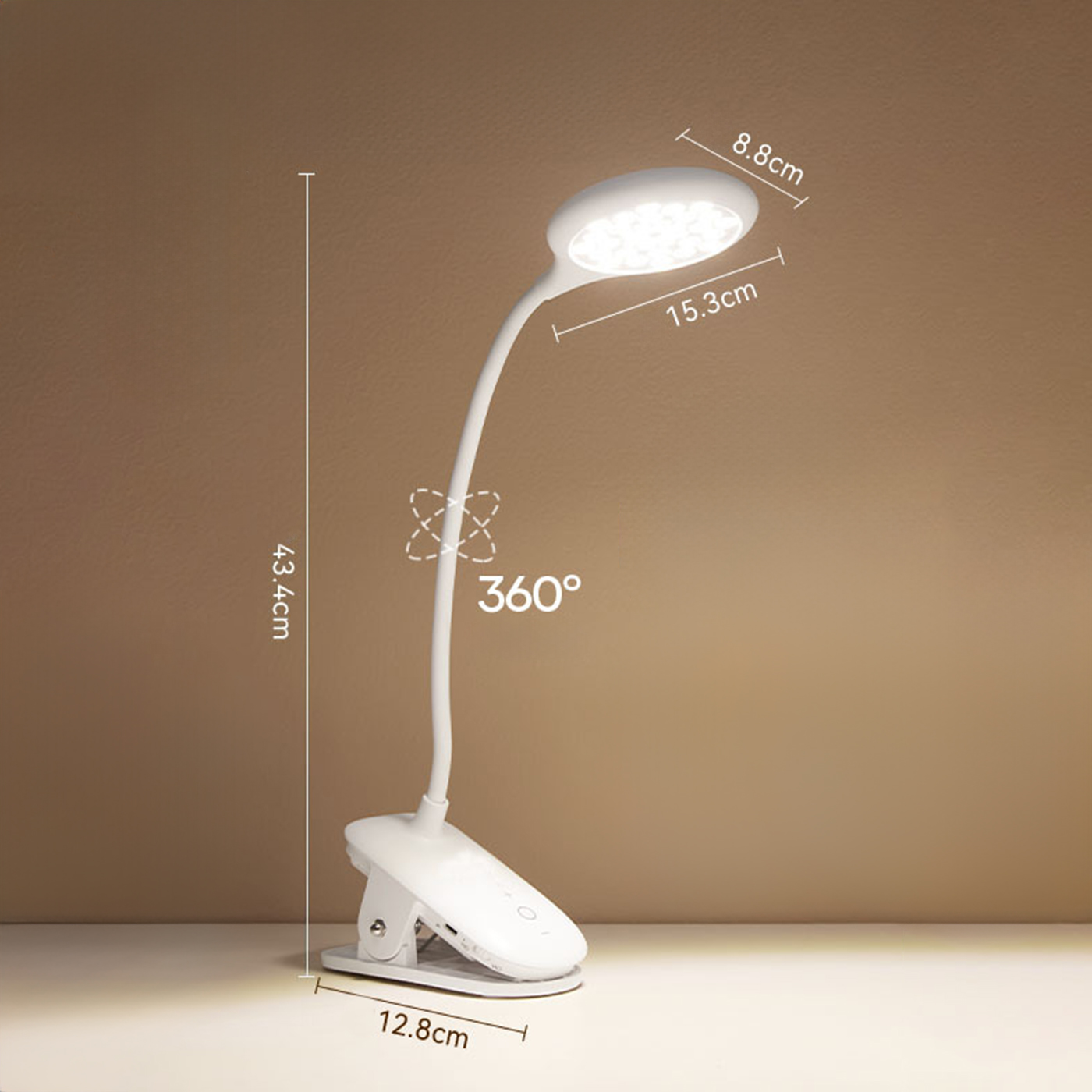 Desk LED Lamp With Clamp2