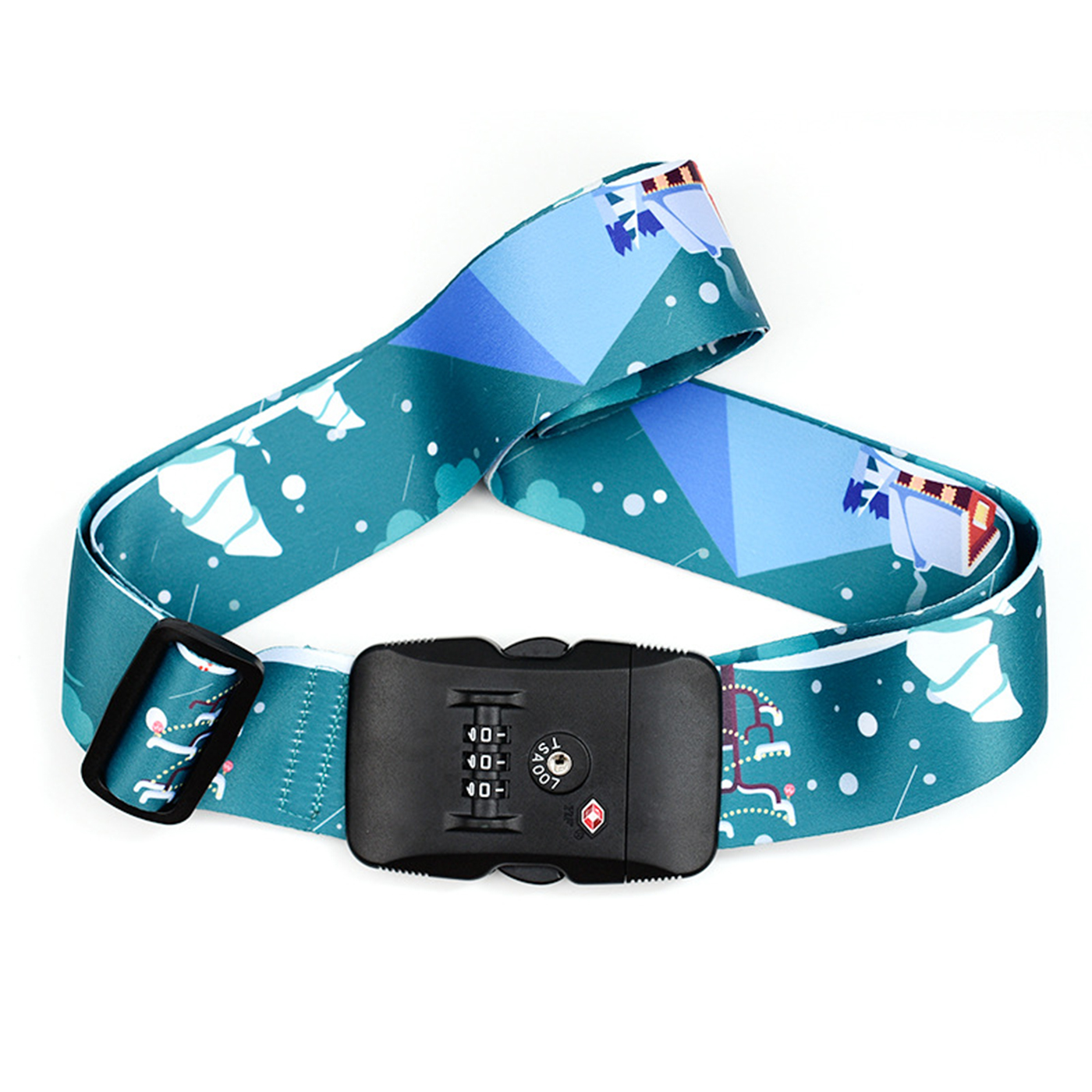 Luggage Strap With Combination Lock3