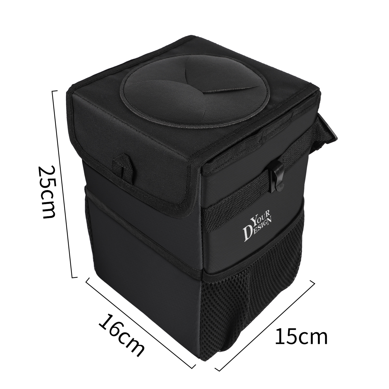 Car Trash Can With Lid1