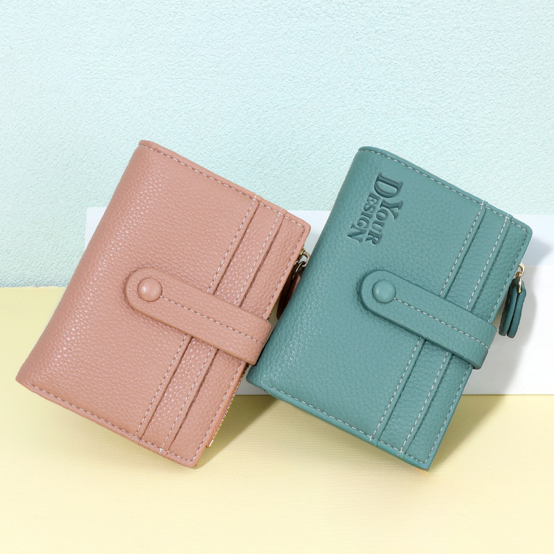 Lychee Pattern Multi-card Wallet1