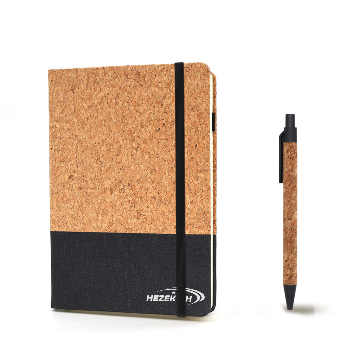 A5 Cork PU Notebook With Pen
