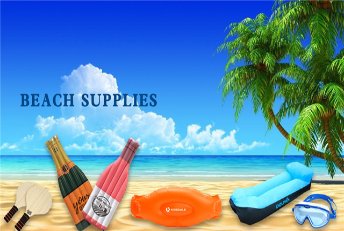 Creative supply of beach promotional items