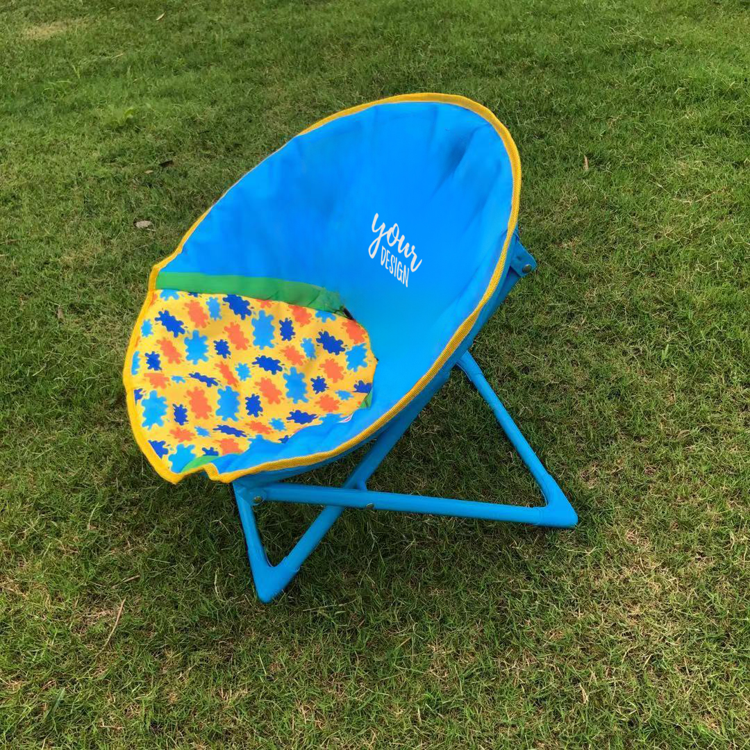 Outdoor Kids Folding Beach Moon Chair1