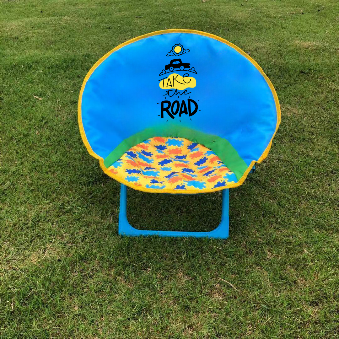 Outdoor Kids Folding Beach Moon Chair