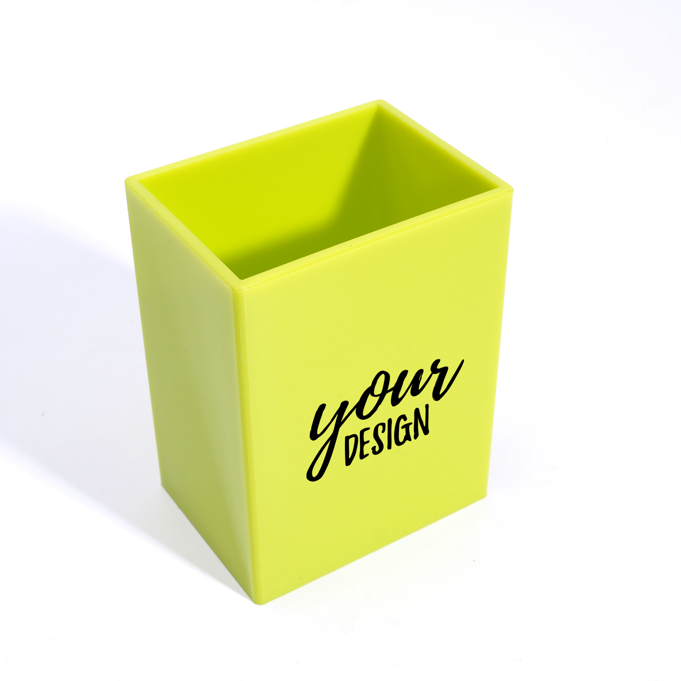 Plastic Square Pen Holder2