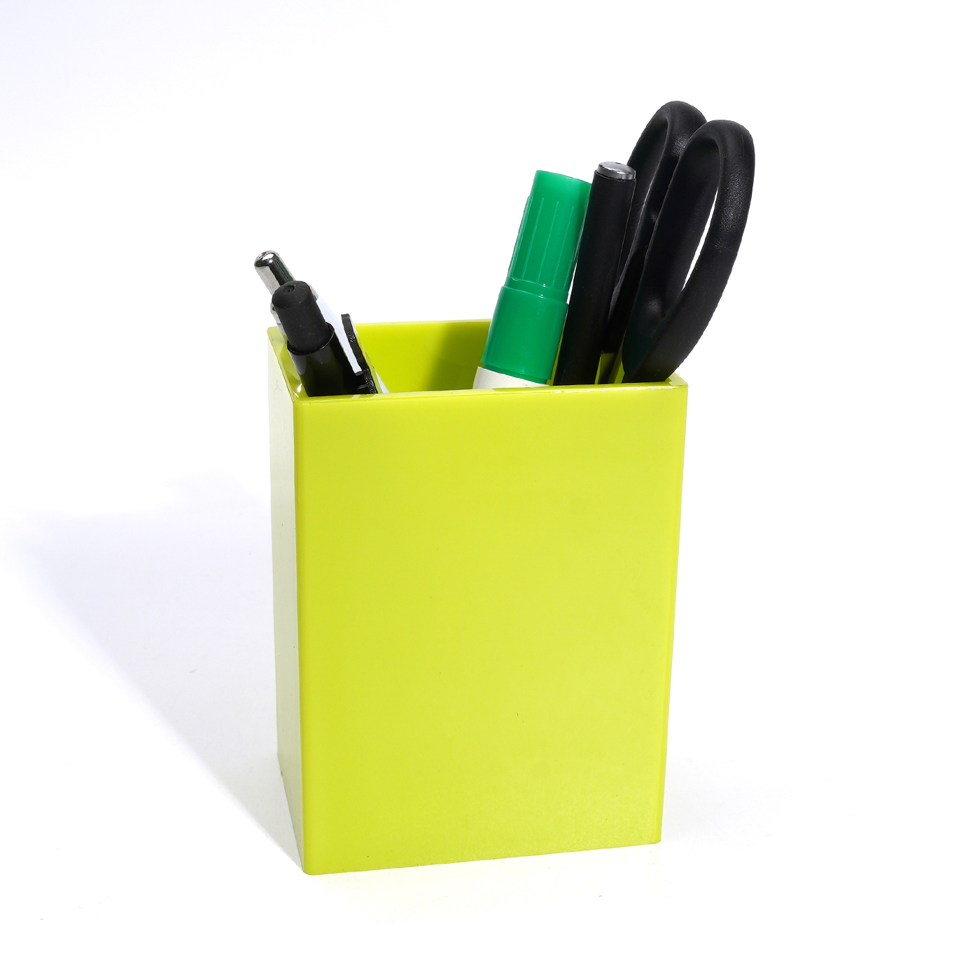 Plastic Square Pen Holder