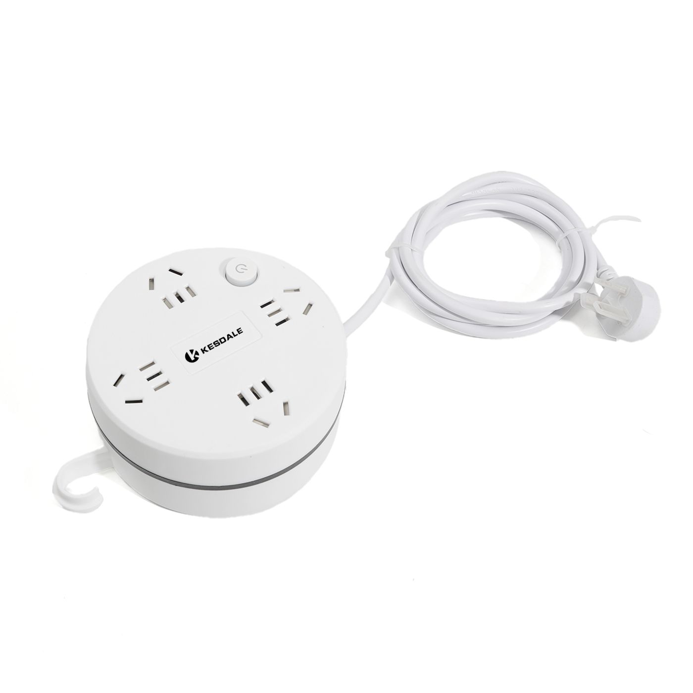 Round Retractable Multi-Hole USB Plug Board