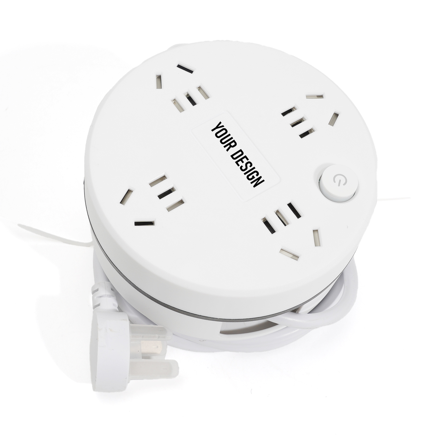 Round Retractable Multi-Hole USB Plug Board1